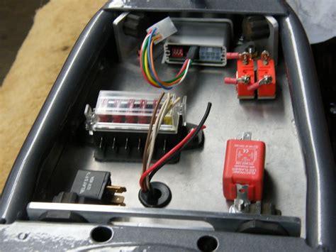 xs650 electrical box|Battery Box & Electrical Tray for Cafe Racer .